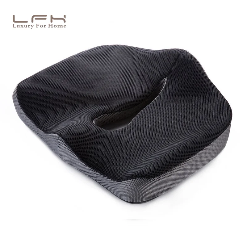 Coccyx Orthopedic Comfortable Memory Foam Chair Car Seat Cushion for Lower Back Tailbone Hemorrhoids Relief Alm — photo 3