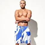 Blue And White Printing