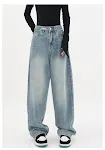 Women's Wide-leg Jeans Loose High Waist Straight Pants. Comfortable and stylish everyday wear. Find your perfect fit for — photo 4