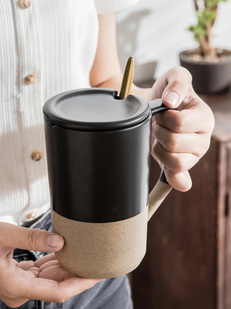 Title 1, Large Capacity Japanese Retro Ceramic Mug With ...
