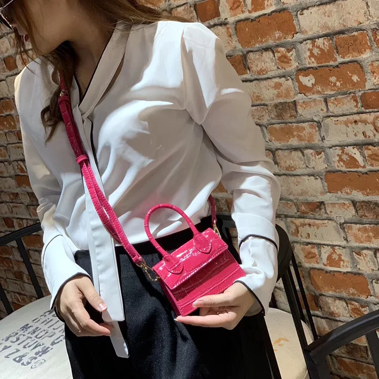 Nieuwe Mini Schoudertas Crossbody Croco Patroon Dames, compact en stijlvol, perfect voor dagelijks gebruik en uitgaan — foto 3