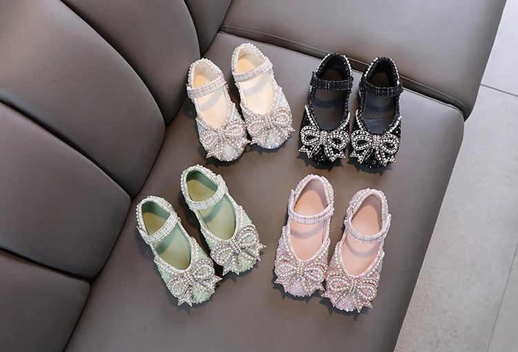 Title 5, Buty dziecięce Bow Baby Princess, jednowarstwow...
