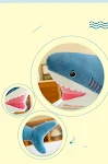 Cuddly Rabbit Fur Shark Plush Toy Doll, Soft and Huggable. The perfect gift for kids and adults, offering comfort and a — photo 4