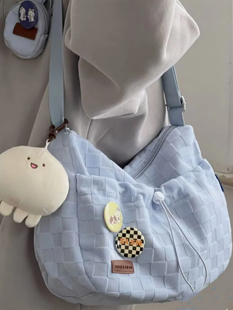 Bolso bandolera universitario de gran capacidad Estilo Ins Ideal para estudiantes y uso diario Espacioso y moderno Diseño versátil — foto 7