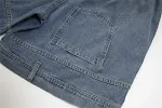 Fashion Baggy Denim Shorts for Men and Women. Comfortable and stylish fit. Perfect for casual wear, made from high-quali — photo 9