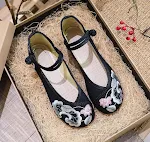Embroidered Flower Pumps for Women, designed to match your Cheongsam. Enhance your style with these elegant and traditio — photo 40