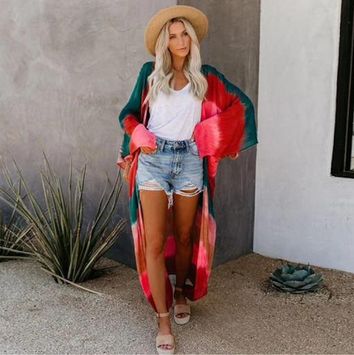Title 5, Extra Long Loose Beach Sunscreen Cardigan Jacket