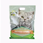 Orijinal Yeşil Çaylı Tofu Kedi Kumu, Topaklanan, 6 Litre, Tozsuz, Koku Giderici, Ücretsiz Kargo Kedi Malzemeleri. — Fotoğraf 2