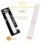 3 White Charcoal Pencil