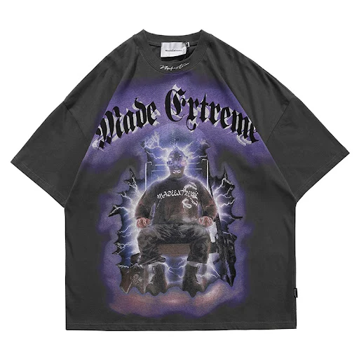 Title 1, Printed Short Sleeve European And American High...