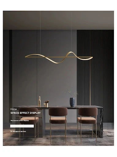 Title 12, All Copper Minimalist Living Room Chandelier Mo...