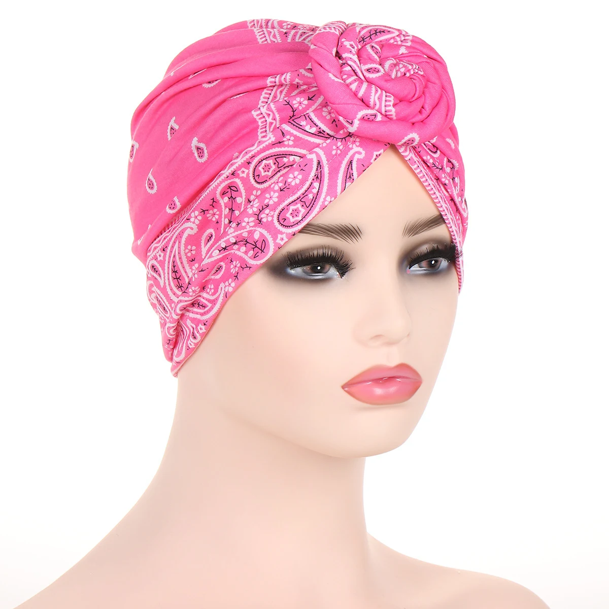 Title 38, Womens Multicolor Printed Snail Headscarf