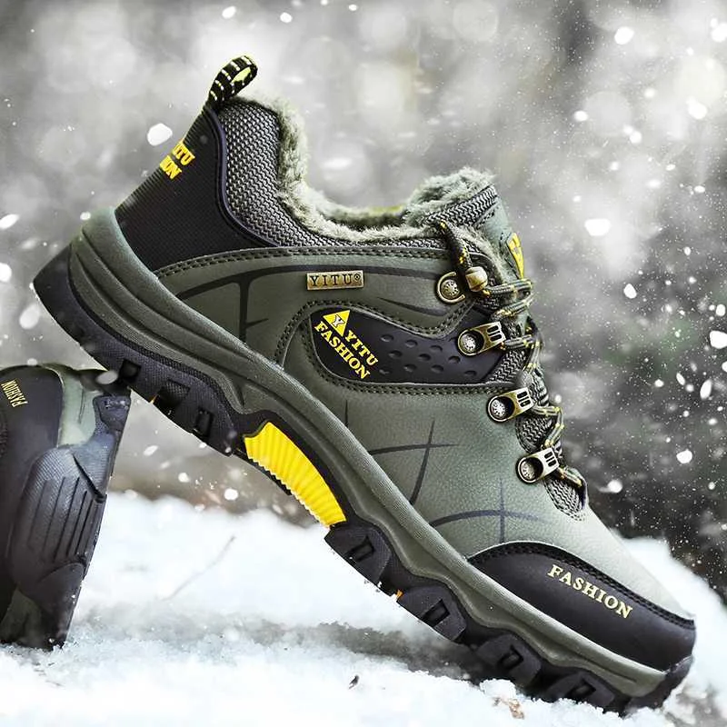 Chaussures d'alpinisme grandes tailles antidérapantes à lanières basses, idéales pour les ménages. Sécurité et confort garantis. — photo 5