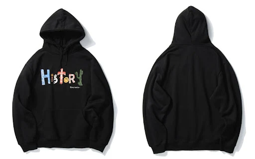 Title 3, Simple hand-painted letters sweater