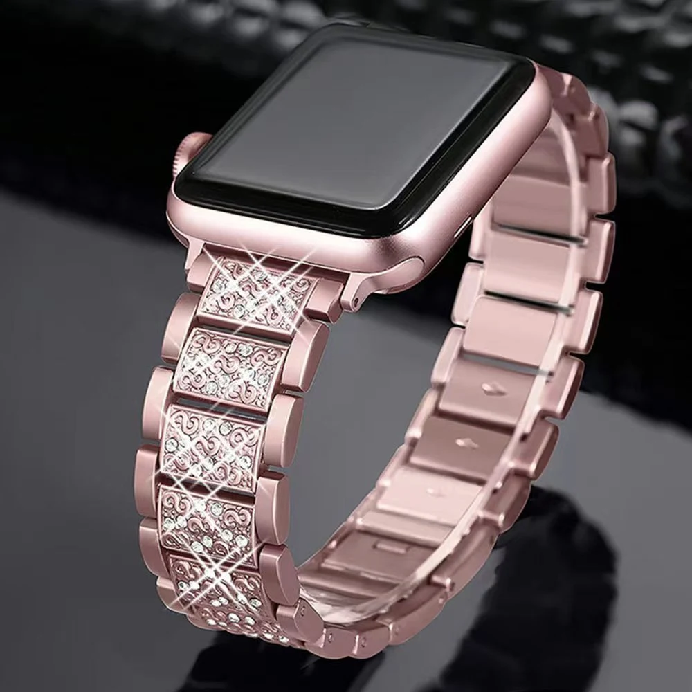 Title 9, Correa de cadena de joyería para Apple Watch Ul...