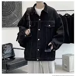 Ins Autumn Loose-fitting Denim Clothes Jacket, comfortable fit, perfect for a casual and stylish look. Ideal for layerin — photo 7