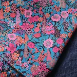 Tecido 100% algodão de alta contagem com impressão digital. Perfeito para roupas e decoração. Experimente suavidade e designs únicos. — foto 6