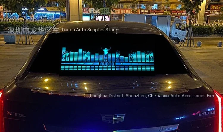 Lampada Ritmo Musicale Auto Controllo Vocale LED Atmosfera Reagisce alla Musica Installazione Semplice Esperienza di Guida Coinvolgente — foto 35