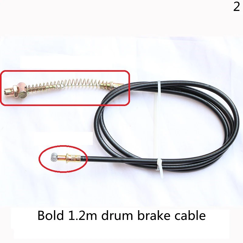 Title 4, Elektrische voertuig remkabel, trommelrem achte...