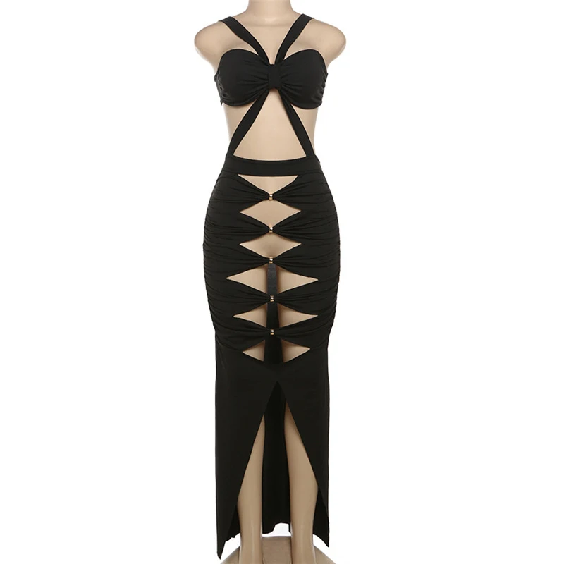 Title 8, High Waist Slim Fit Long Dress Women