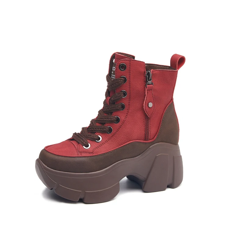 Retro Small Casual Short Boots For Women, stylish and comfortable footwear. Perfect for everyday wear and various casual — photo 5