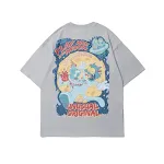 American Street Men and Women Loose Fun Couple Short Sleeves, a comfortable and stylish unisex option for a casual and p — photo 4