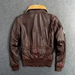 Men's Genuine Leather G1 First Layer Motorcycle Jacket. Durable, protective, and stylish. Provides comfort and safety fo — photo 4