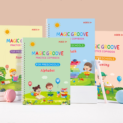 Title 6, English Childrens Groove Magic Practice Font C...