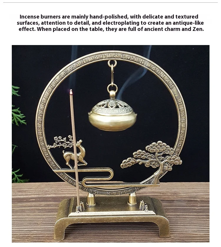 Title 13, Hanging Incense Burner And Joss Stick Ornaments...