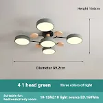 5 Heads green