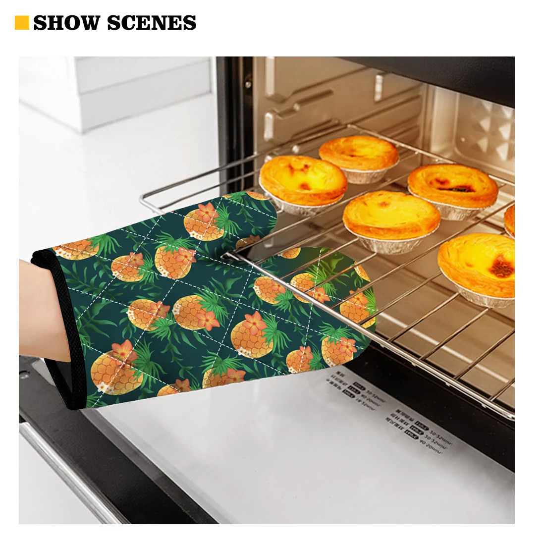 Title 3, Halloween Custom Funny Pumpkin Insulated Gloves...