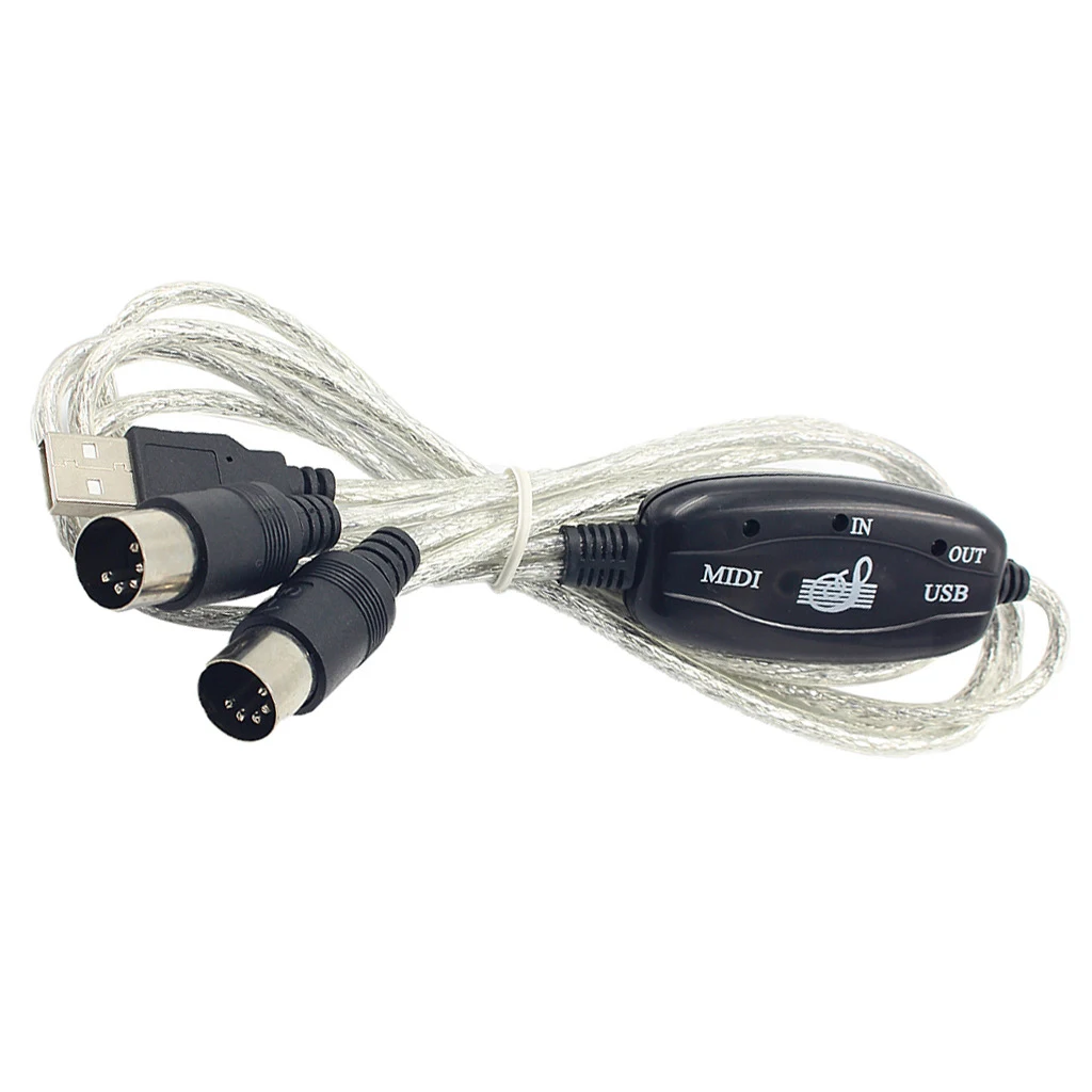 Title 1, Cabo Adaptador MIDI para Teclado Eletrônico Edi...