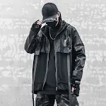 Liu Fake tweedelige cape voor heren, stijlvol en functioneel design. Ideaal voor een moderne look met het comfort van een veelzijdig kledingstuk. — foto 3