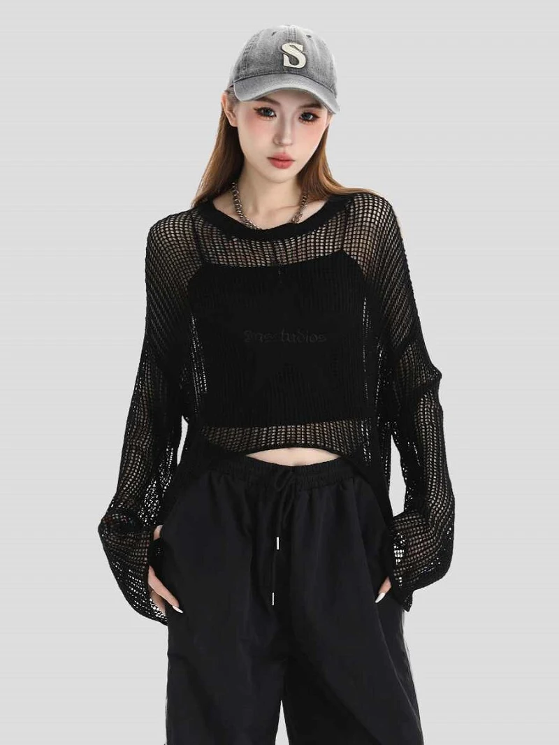 Title 10, Embroidered XINGX Blouse Laid-back Long Sleeve ...