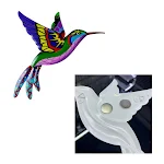 Iron Art Hummingbird Magnetic Refrigerator Sticker Pendant, a beautiful and functional addition to your kitchen decor, p — photo 8
