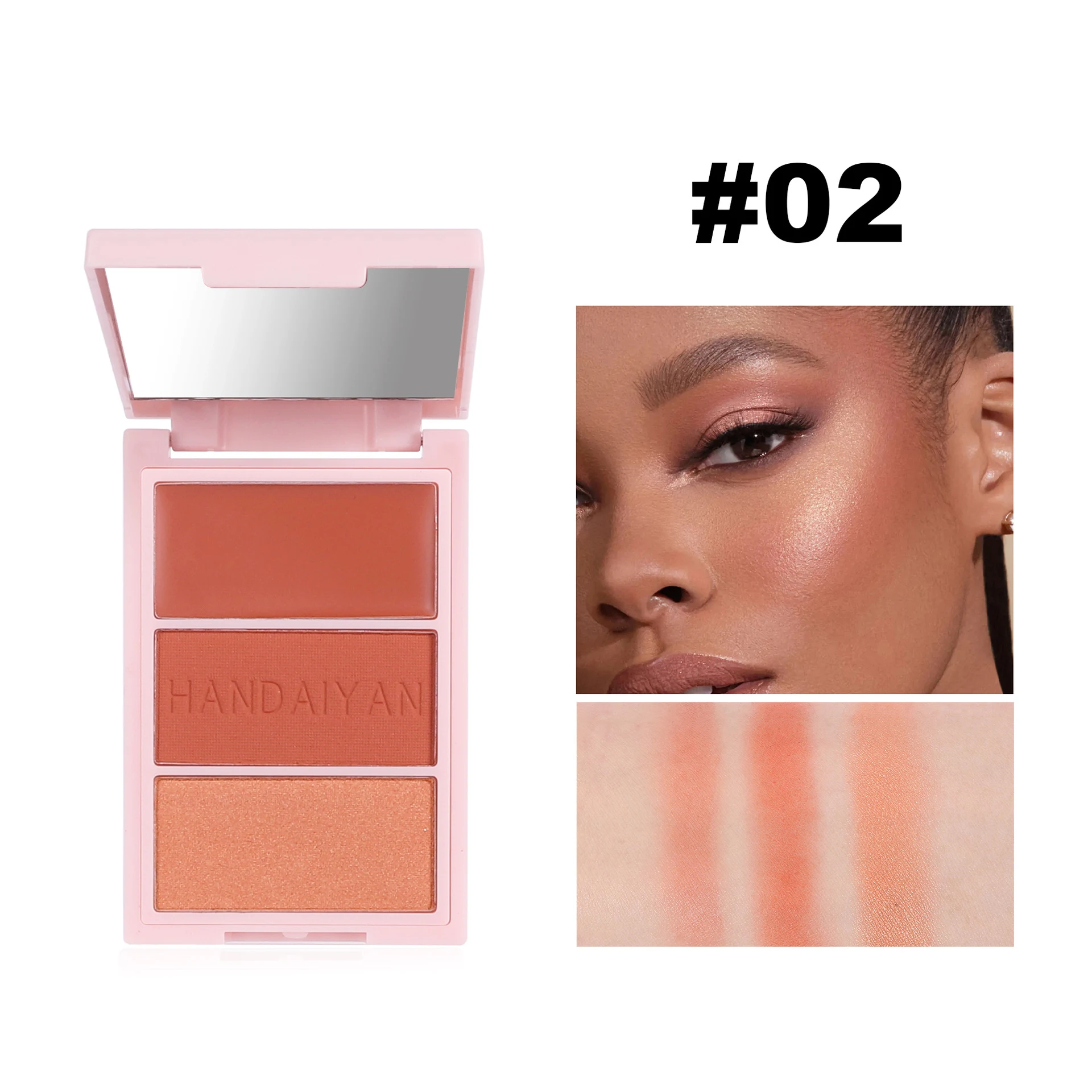 Title 3, All-in-One Gesichtspalette für Rouge, Highlight...