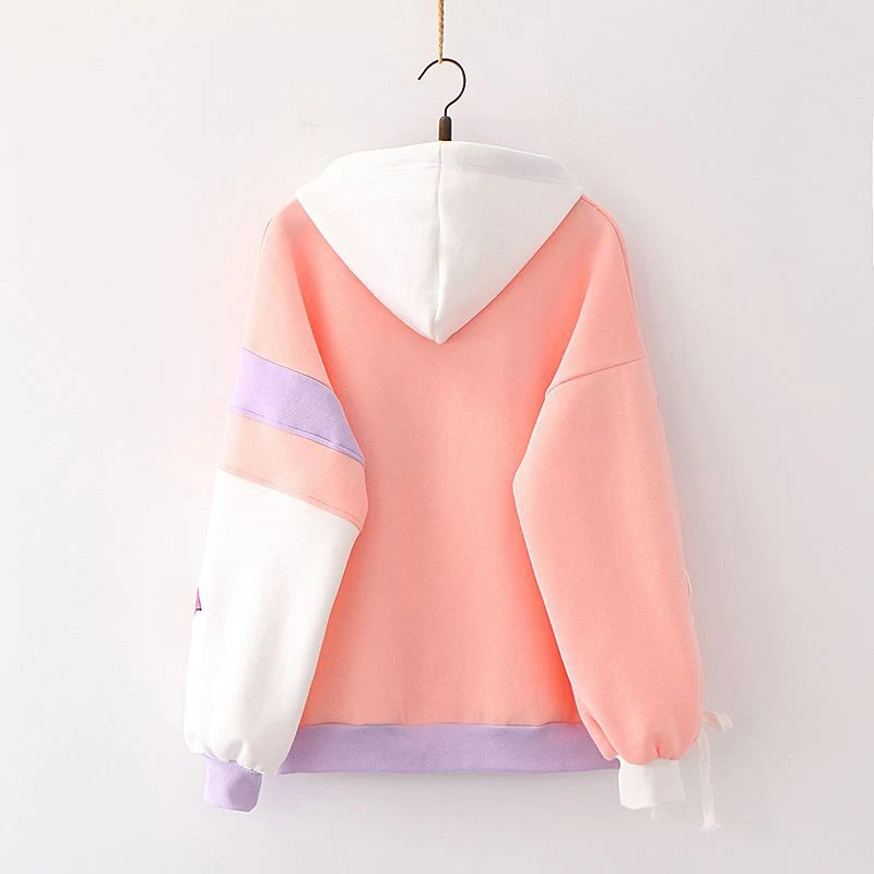 Sanfter Windpullover Damenjacke Junior High School Girl — foto 4