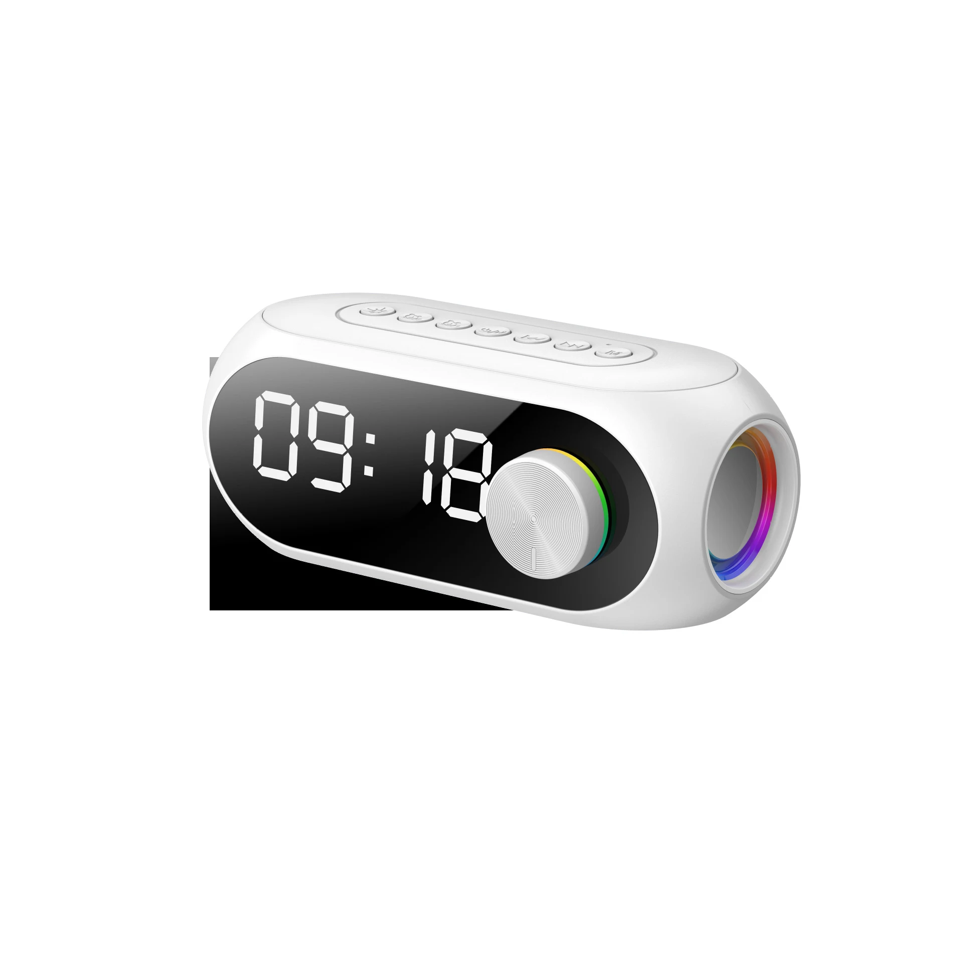 Title 5, Extra Bass Portable Mini Clock for Household En...