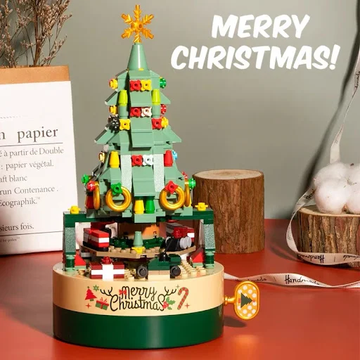 Title 1, Blocos de Construção Árvore de Natal Caixa de M...