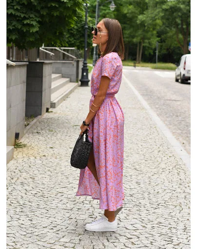 Title 2, New Womens Printed Short Sleeve Dress