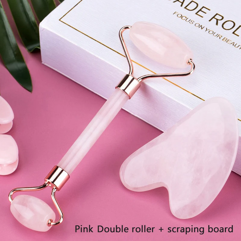 Face Lift Up Gua Sha Stone Removedor de Rugas Massagem Facial Ferramenta Raspador para Pele Firme e Rejuvenescida — foto 5