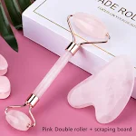 Face Lift Up Gua Sha Stone Removedor de Rugas Massagem Facial Ferramenta Raspador para Pele Firme e Rejuvenescida — foto 5