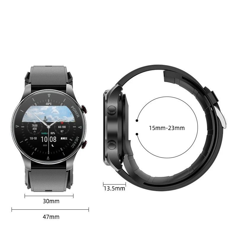 Title 2, Sportwatch met temperatuur-, slaap-, hartslag- ...