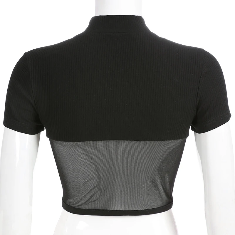 Top de malha com costura para mulheres, respirável e elegante. Perfeito para treinos, yoga e uso diário. Conforto e estilo combinados. — foto 7