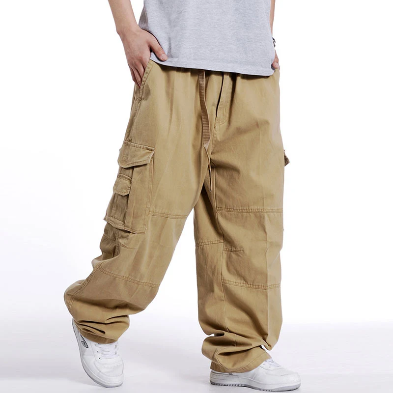 Title 5, Mens Fashion Loose Multi-pocket Overalls, perf...