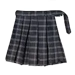 Gothic Plaid Skirt Shorts with Belt Chain. Irregular Hollow design for a bold, unique look. Perfect for making a stateme — photo 1