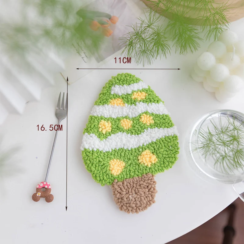 Kit Material DIY para Mini-Tapetes de Bordado Poke para Iniciantes, Feito à Mão, Básico, Crie Seus Próprios, Fácil, Artesanato Divertido. — foto 27