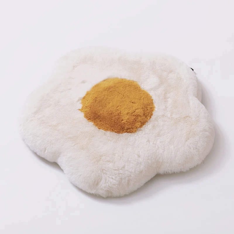 Title 3, Flower Throw Pillow Furry Car Cushion Office Cu...