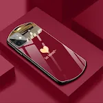 Love on wine red