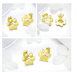 Brincos de prata 925 com diamantes personalizados Demonstre seu amor e estilo com esses brincos elegantes e únicos para todas as ocasiões. — foto 4